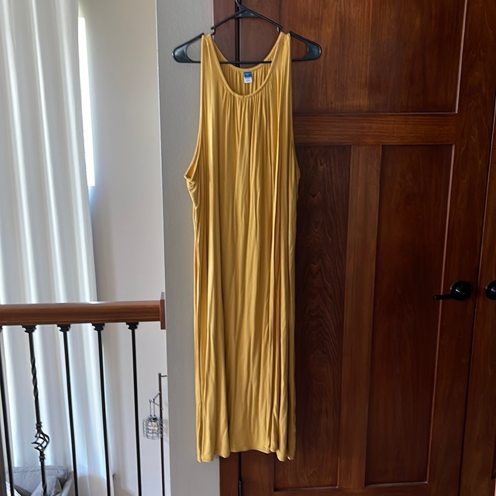 Old Navy Nursing/Maternity Dress Gold